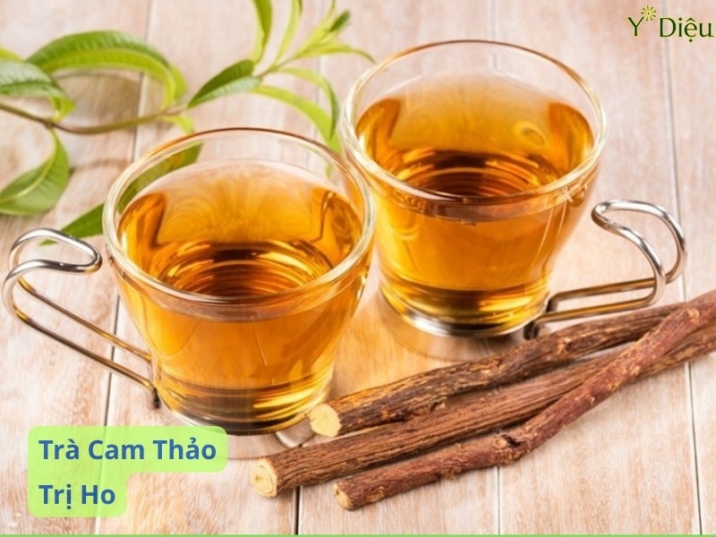Trà cam thảo làm dịu họng trị ho và tiêu viêm thanh quản